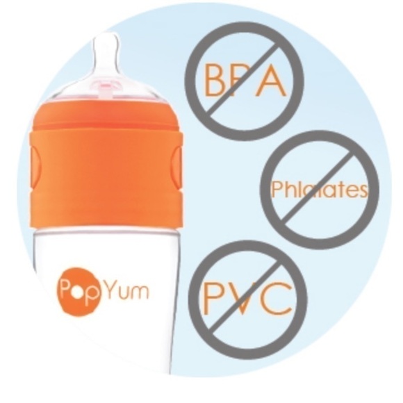 Nwt PopYum 260 ml Anti-Colic Formula Making/Mixing/Dispenser Baby Bottles 3 Pack - Picture 7 of 10